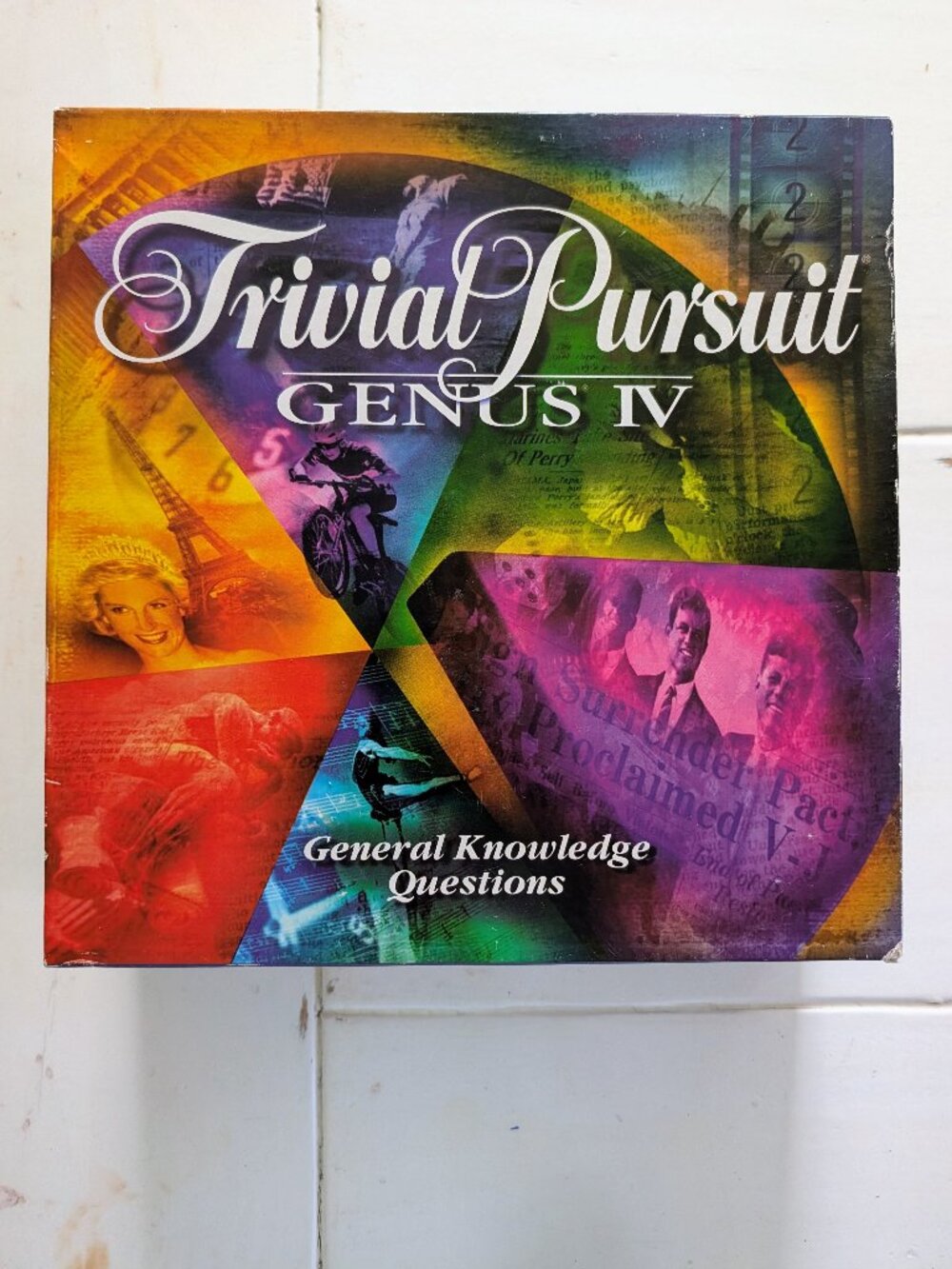 VTG 1996 Trivial Pursuit Genus IV Edition Parker Brothers Complete Trivia Game